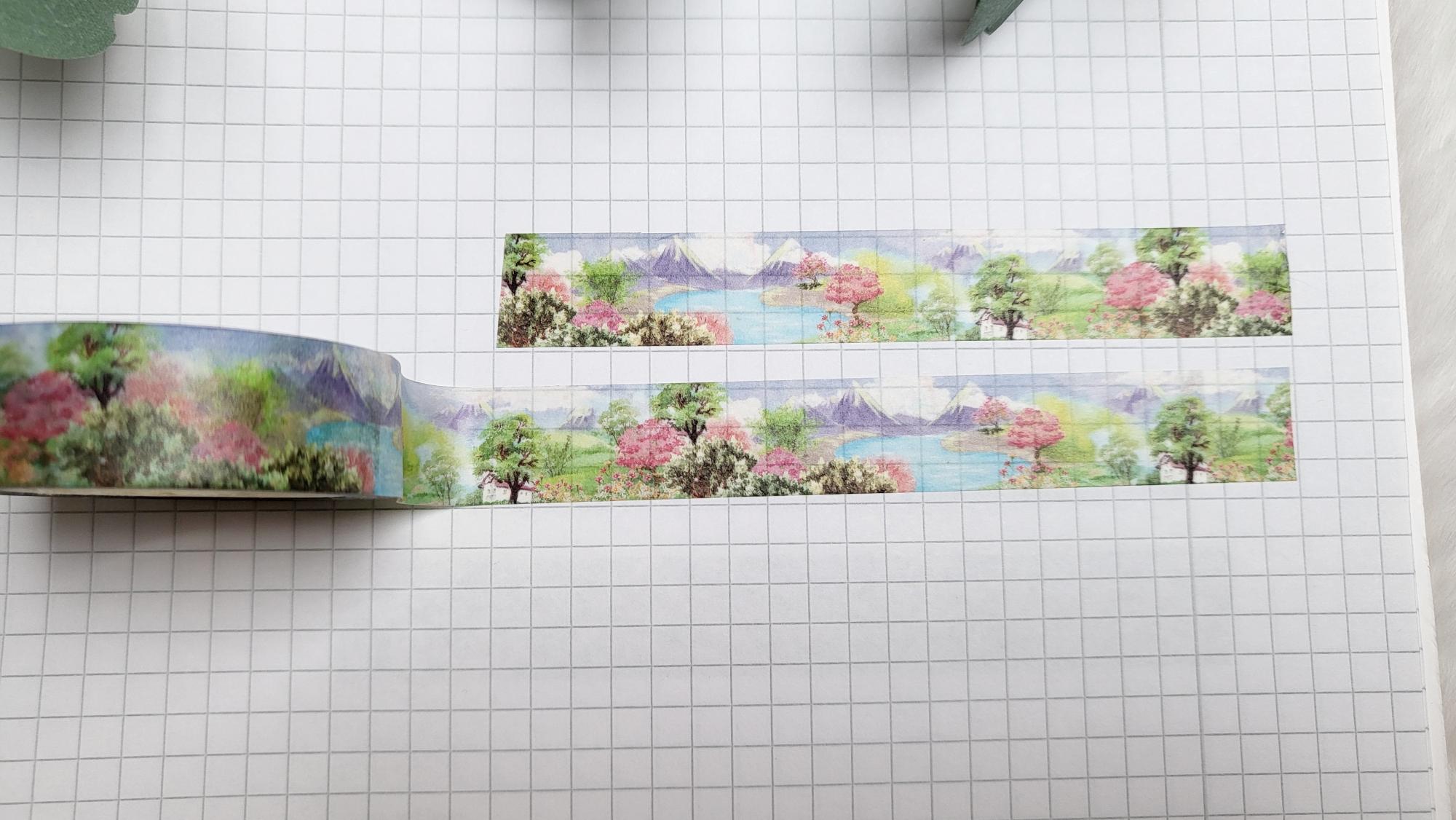 Washi Tape Landschaft